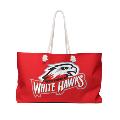 Mound Westonka White Hawks Stylish Weekend Bag - Perfect for Getaways