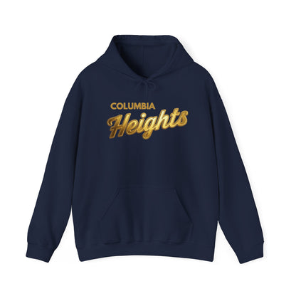 Columbia Heights Hylanders Gold and Navy Graphic Hoodie