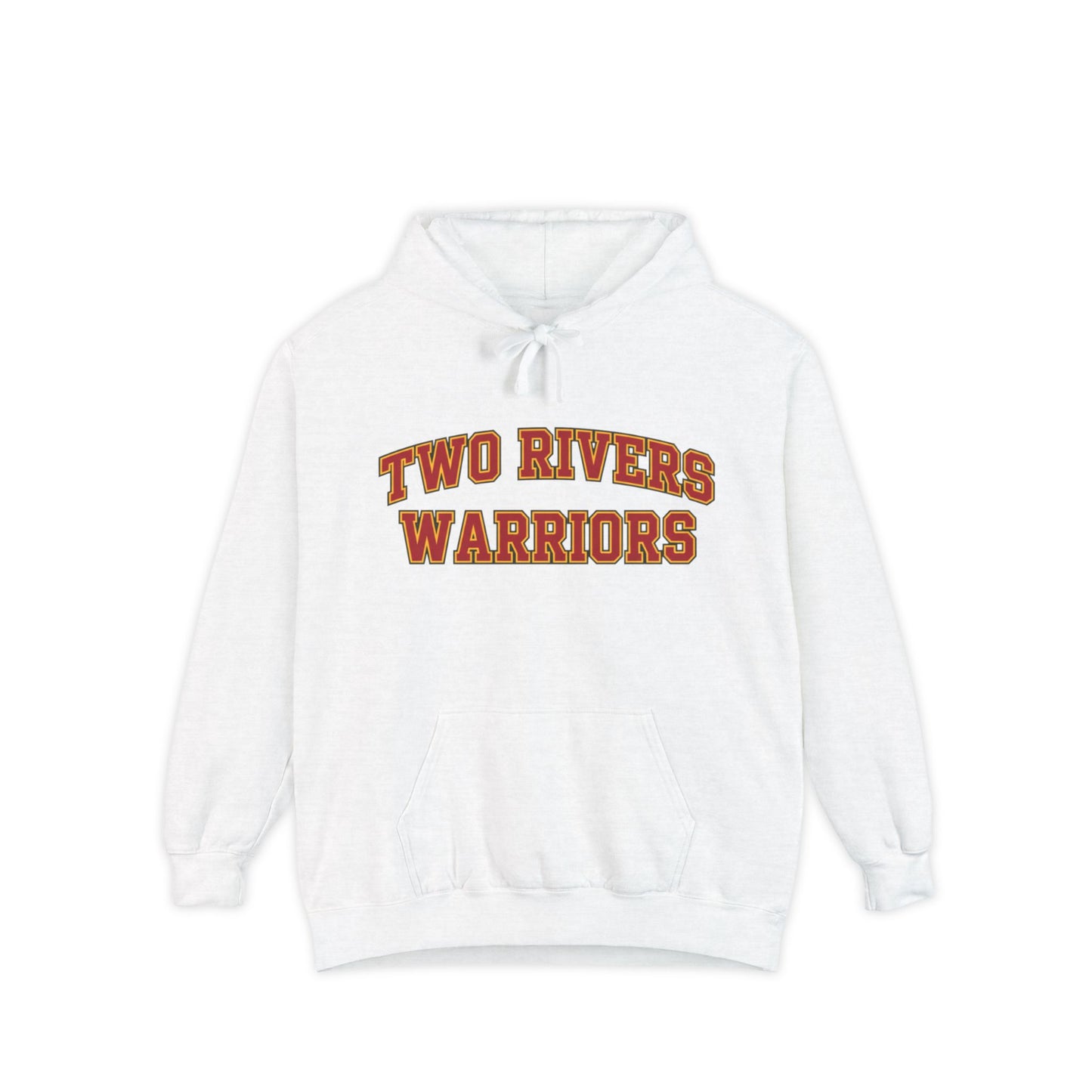 Two Rivers Warriors Hoodie — Garment-Dyed School Sweatshirt
