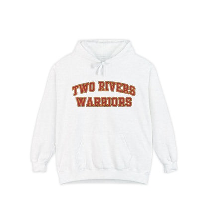 Two Rivers Warriors Hoodie — Garment-Dyed School Sweatshirt