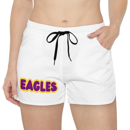 Saint Paul Washington Eagles Women's White Casual Shorts