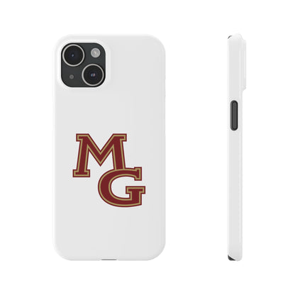 Maple Grove Crimson Slim Phone Case - Stylish Custom Cover for Daily Protection