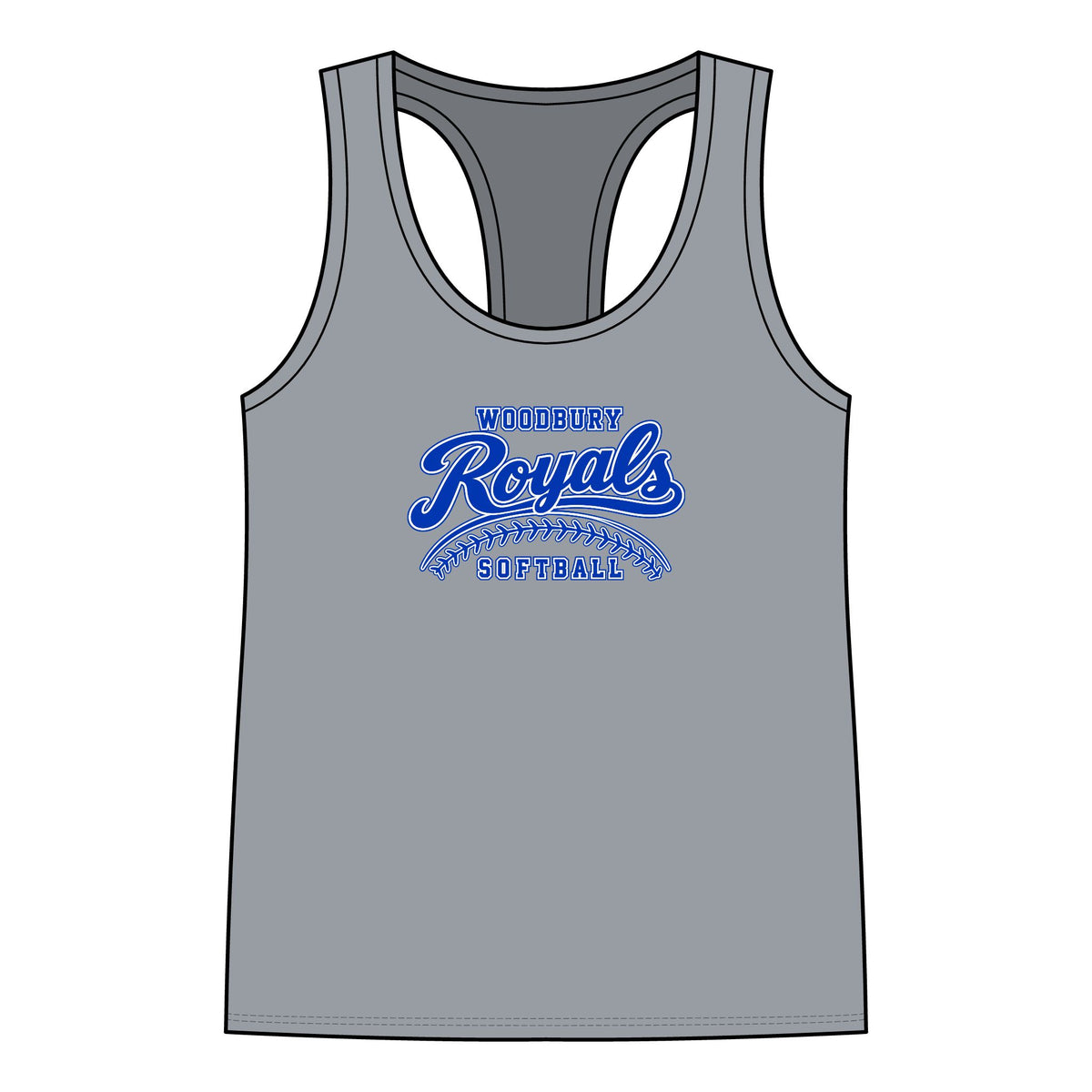 Woodbury Royals Softball Women’s Racerback Tank