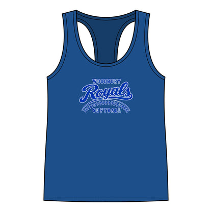 Woodbury Royals Softball Women’s Racerback Tank