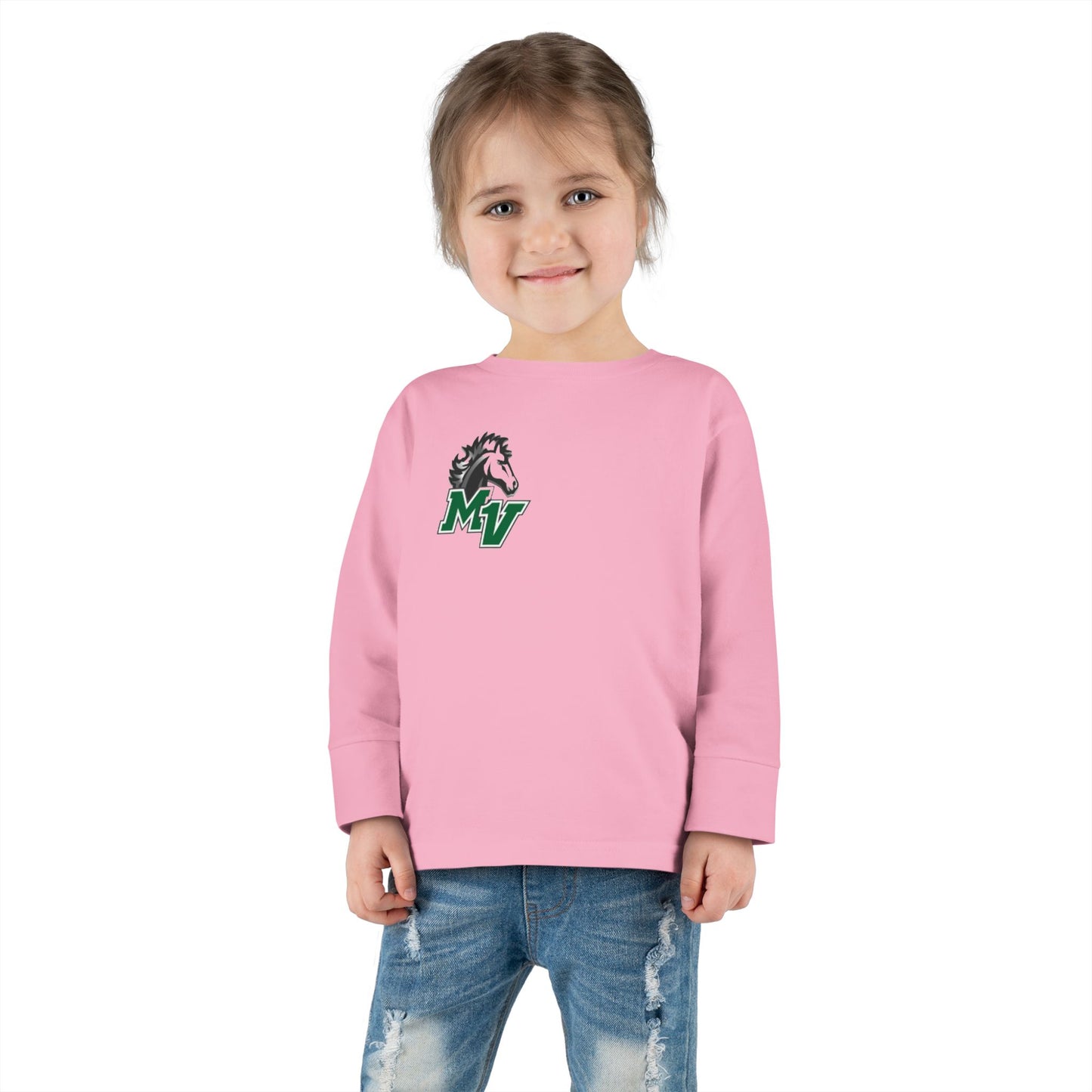 Mounds View Mustangs Toddler Long Sleeve T-Shirt