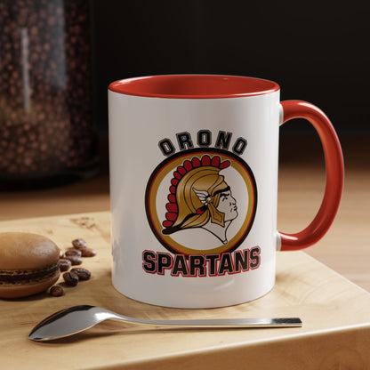 Orono Spartans Accent Coffee Mug - Stylish 15 oz or 11 oz