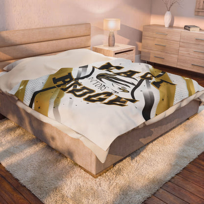 East Ridge Cozy Raptors Velveteen Blanket