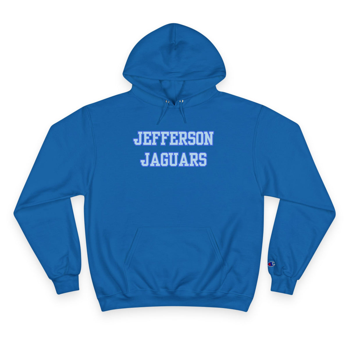 Bloomington Jefferson Jaguars  Champion Hoodie — Retro Collegiate Pullover