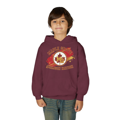 Maple Grove Youth Heavy Blend Hoodie - Cozy & Stylish Sweatshirt for Kids