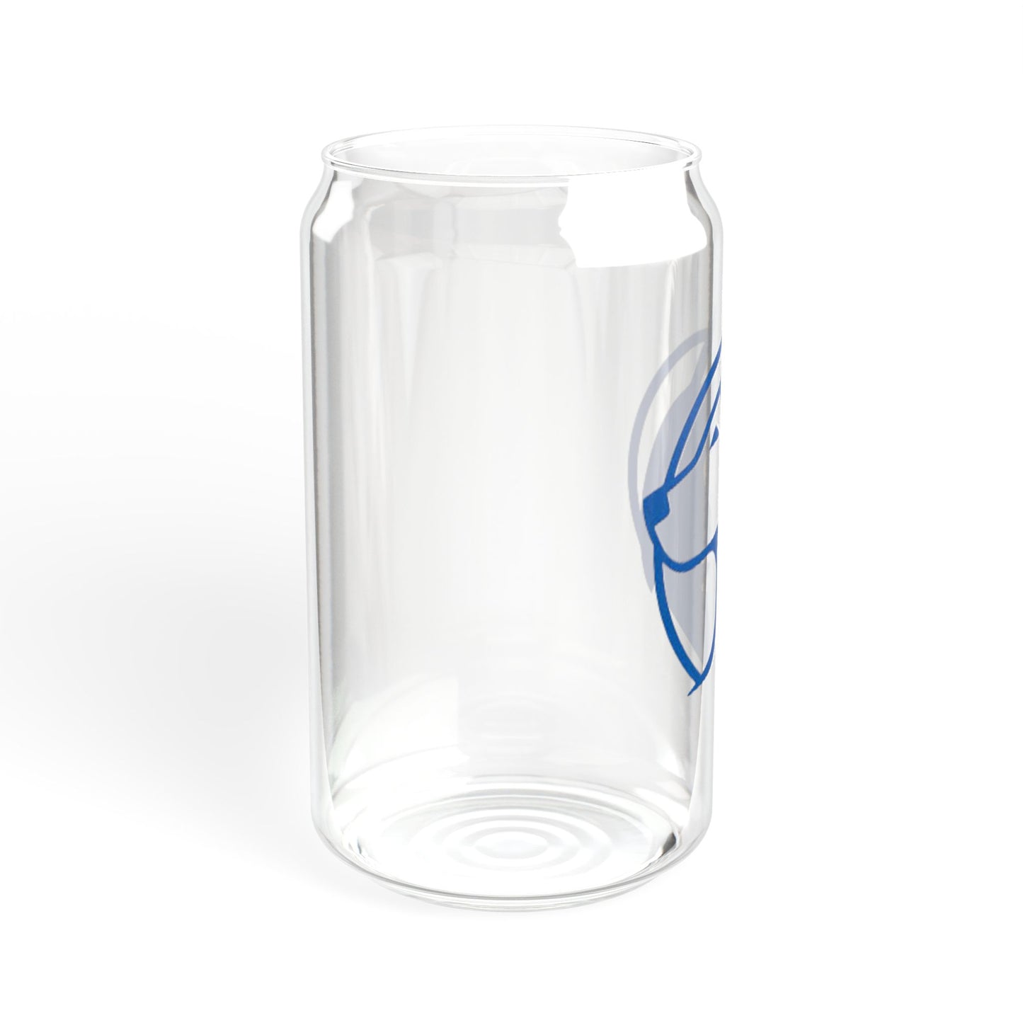 Saint Anthony Huskies Eco-Friendly 16oz Sipper Glass with Bamboo Lid - Perfect for Beverages on the Go!