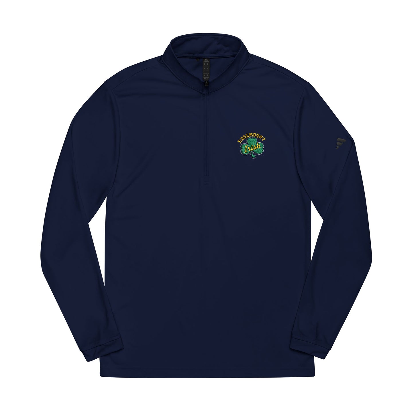 Embroidered Shamrock Quarter-Zip Pullover — adidas® Performance Golf Top