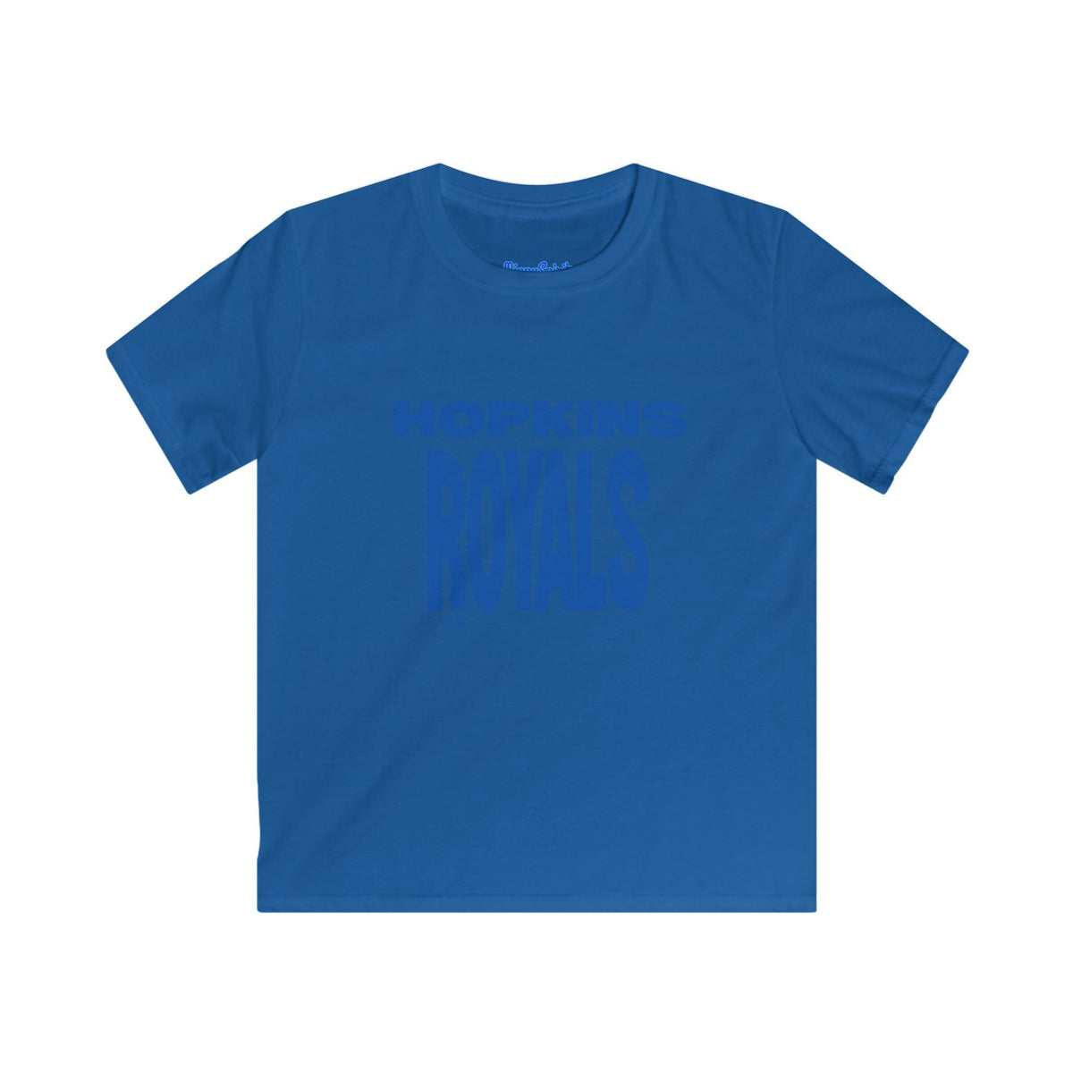 Hopkins Royals Kids T‑Shirt — Youth School Spirit Tee with Crowned Lion