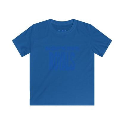 Hopkins Royals Kids T‑Shirt — Youth School Spirit Tee with Crowned Lion