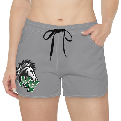 Mounds View Mustangs Women's Casual Grey Shorts