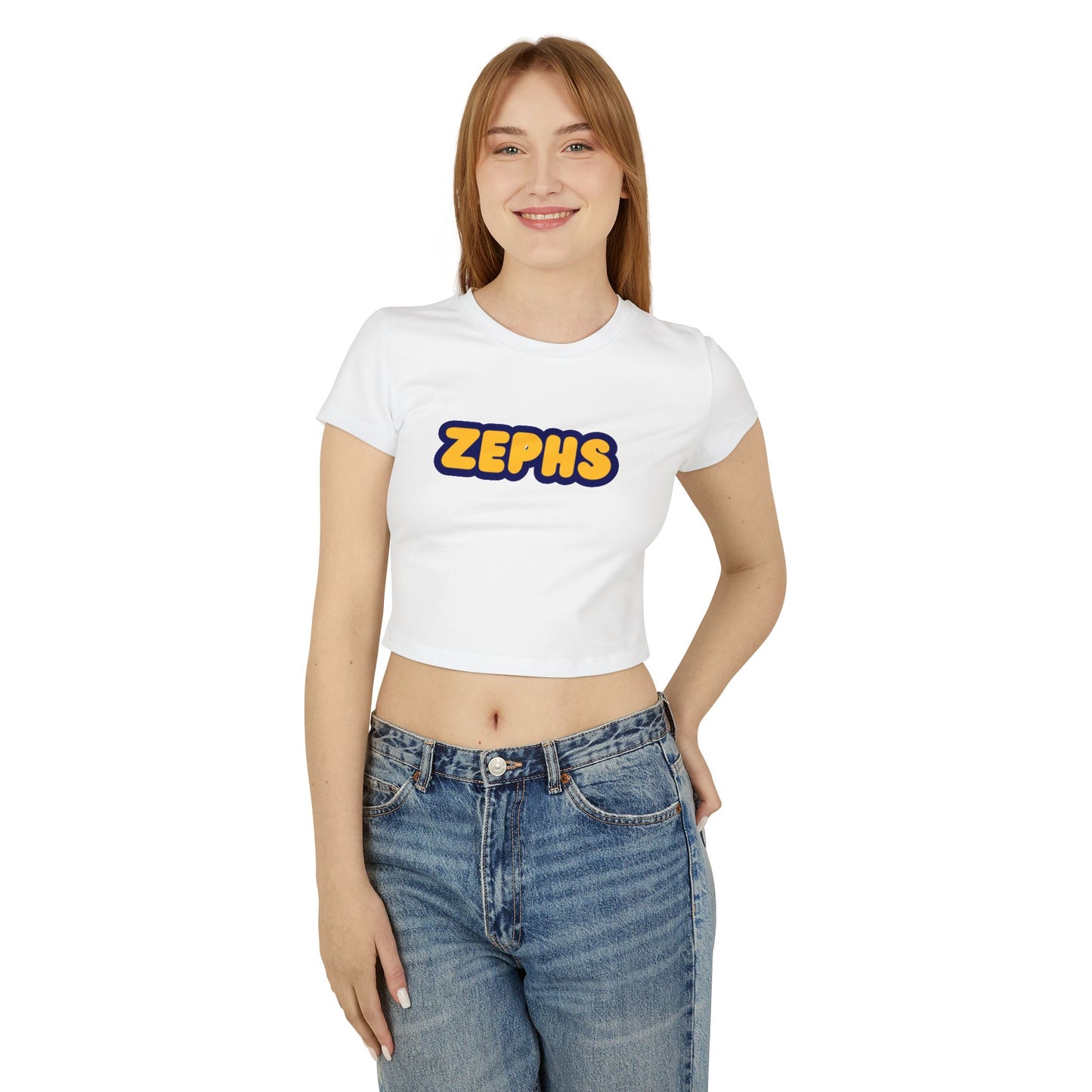 Mahtomedi Zephyrs Women’s Baby Tee - Retro Graphic Top for Casual Vibes