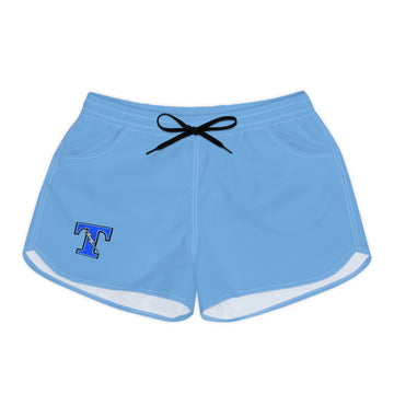 Tartan Titans Women's Light Blue Casual Shorts