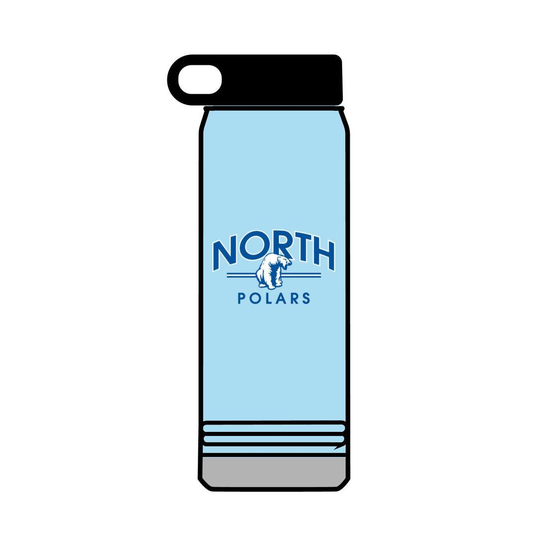 Minnapolis North Polars 32oz Water Bottle - Durable and Stylish Hydration for Outdoor Adventures