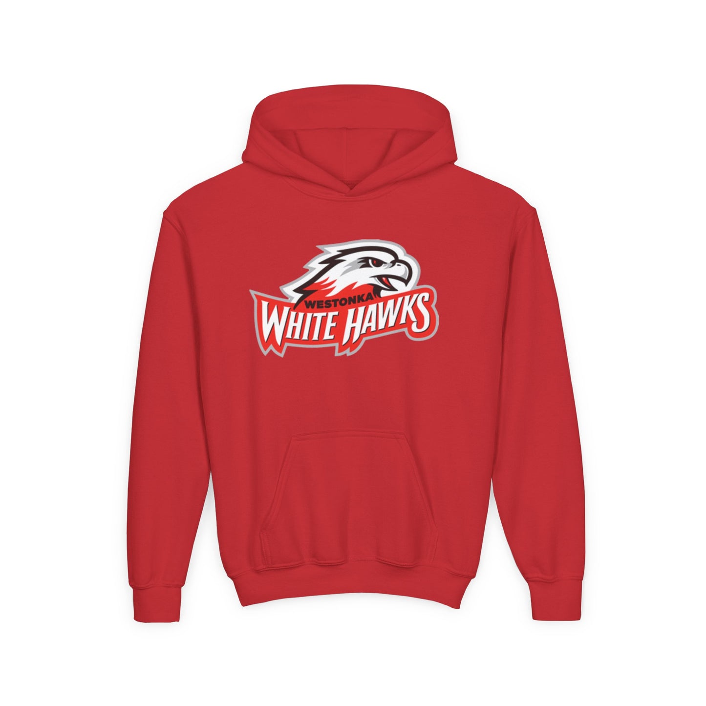 Mound Westonka White Hawks Youth Sporty Hoodie, Perfect for Casual Wear