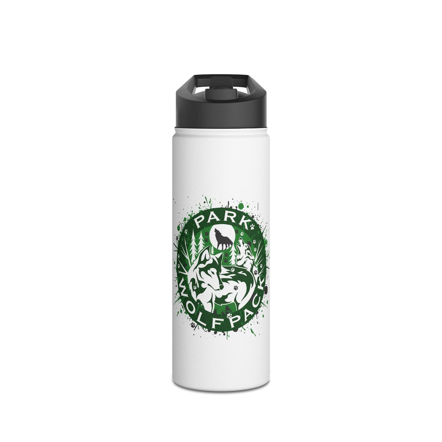 Park Cottage Grove Wolfpack Stainless Steel Water Bottle, Motivational Hydration Bottle, Sports Water Bottle, Eco-Friendly Gift, Personalized Travel Mug