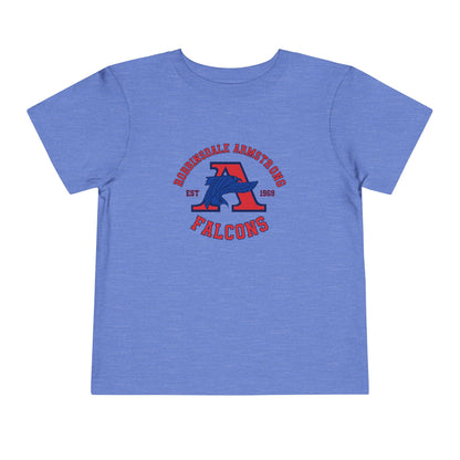 Armstrong Falcons Toddler Tee — Retro School Mascot Short Sleeve
