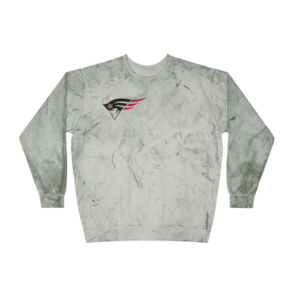 Saint Paul Central Minutemen Unisex Color Blast Crewneck Sweatshirt - Unique Abstract Design for Casual Comfort