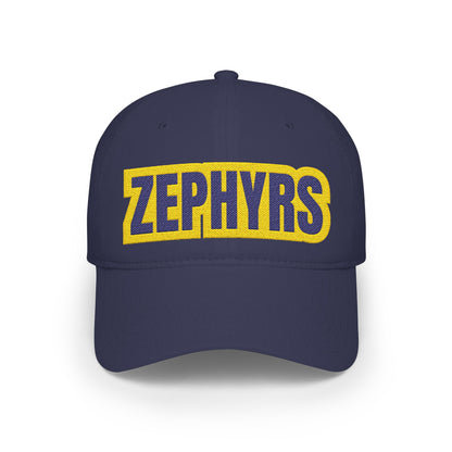 Mahtomedi Zephyrs Embroidered Royal Blue Baseball Cap