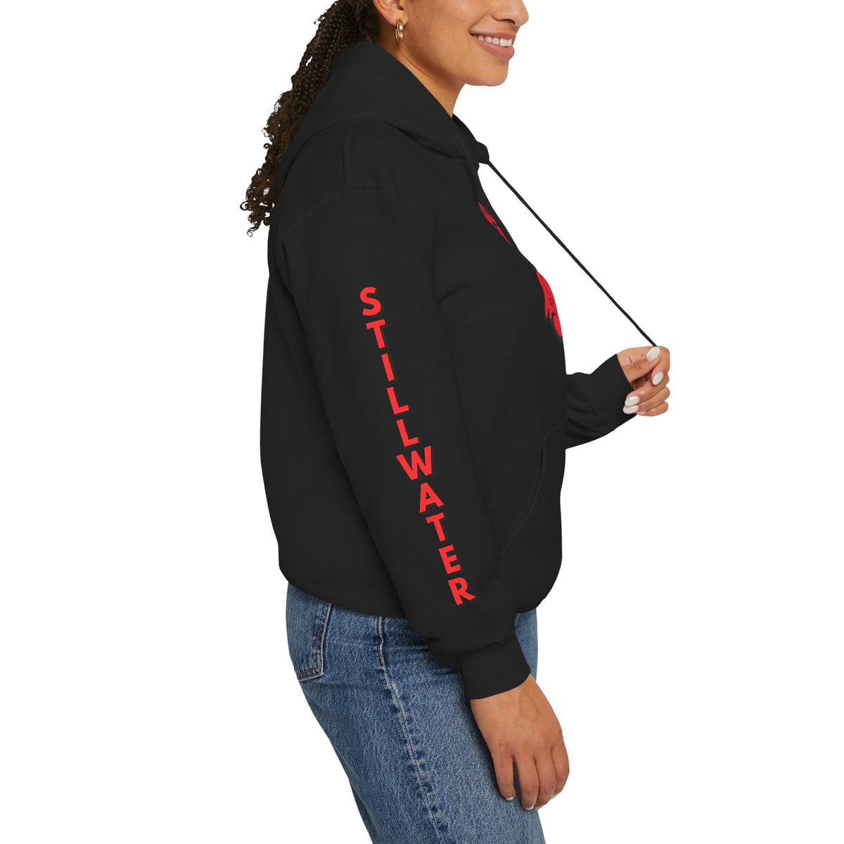 Stillwater Ponies Red Pony Logo Hoodie
