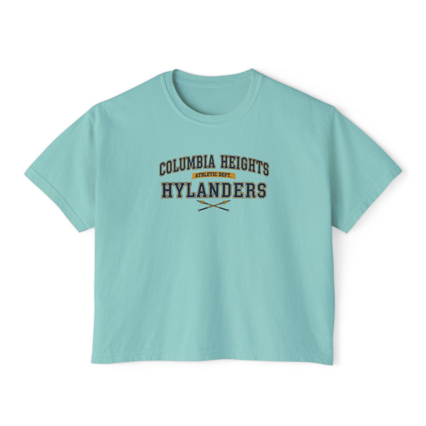Columbia Heights Hylanders Stylish Women's Boxy Tee - Casual Comfort for Everyday Wear