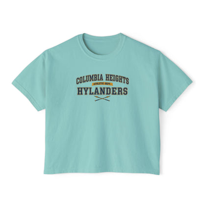 Columbia Heights Hylanders Stylish Women's Boxy Tee - Casual Comfort for Everyday Wear