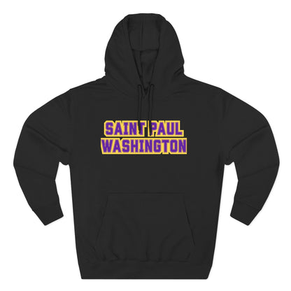Saint Paul Washington Tech Eagles Hoodie — Collegiate Pullover with Bold Varsity Text