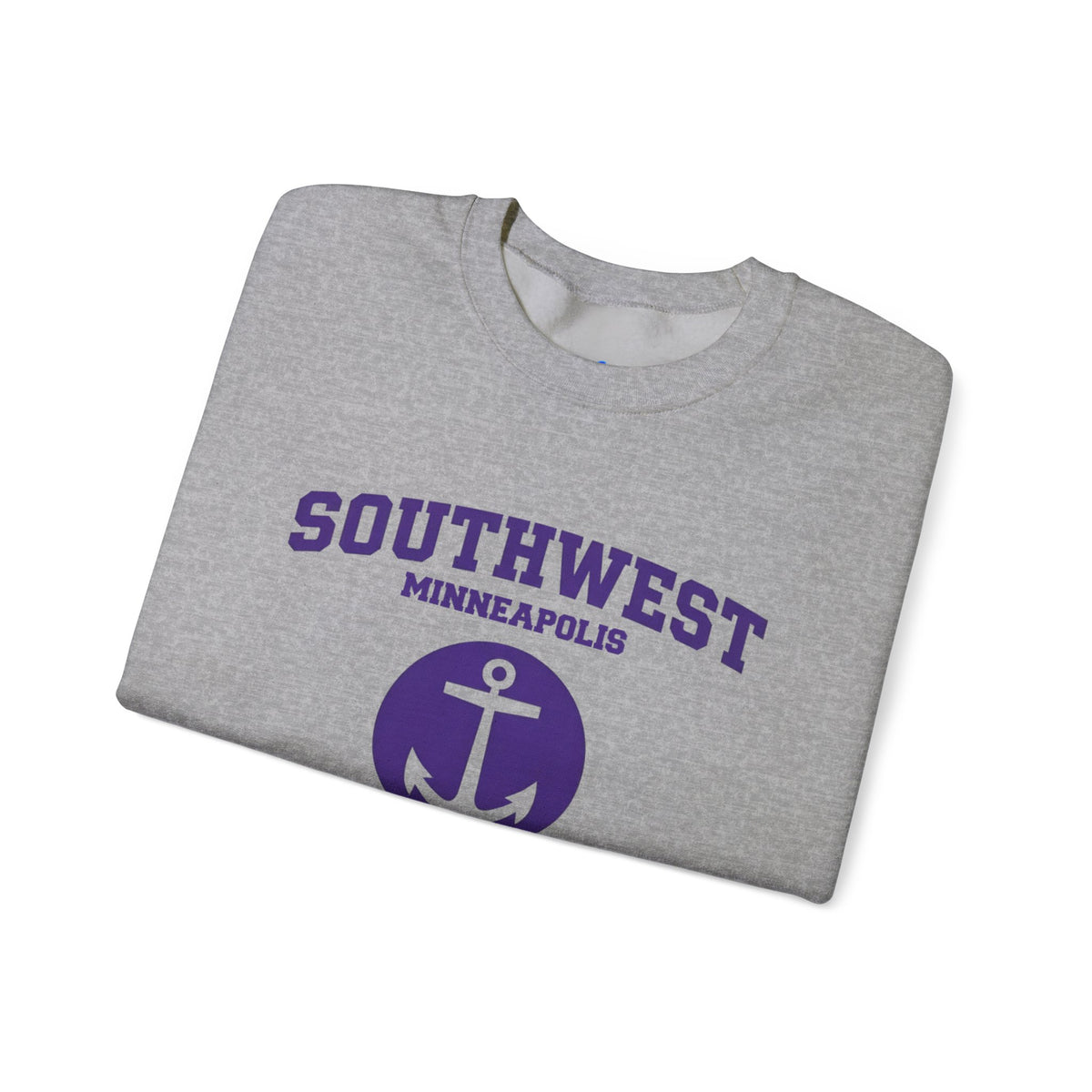 Southwest Minneapolis Lakers Sweatshirt — Anchor Vintage College Crewneck
