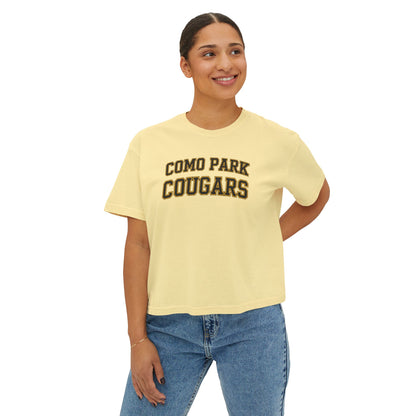 Saint Paul Como Park Cougars Casual Women's Boxy Tee