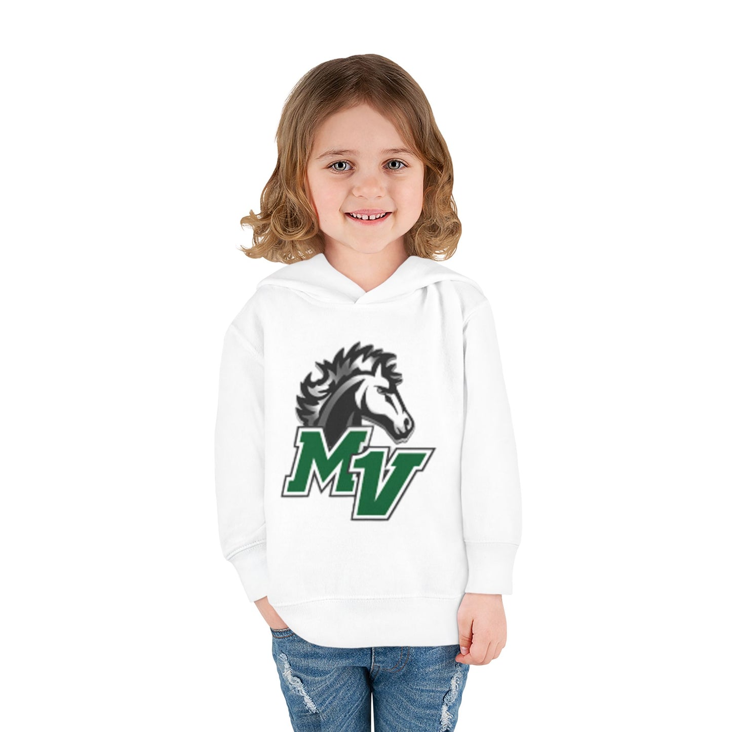 Mounds View Mustangs Toddler Pullover Fleece Hoodie