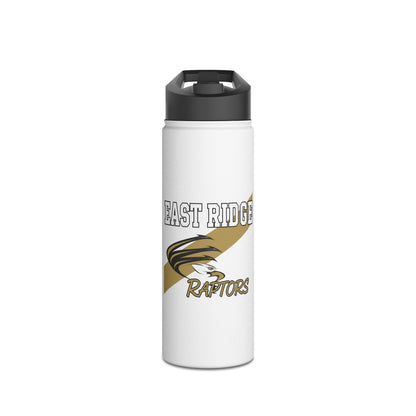 East Ridge Raptors Stainless Steel Water Bottle, Motivational Hydration Bottle, Sports Water Bottle, Eco-Friendly Gift, Personalized Travel Mug