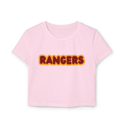 Forest Lake Rangers Women’s Baby Tee - Retro Graphic Top for Casual Vibes
