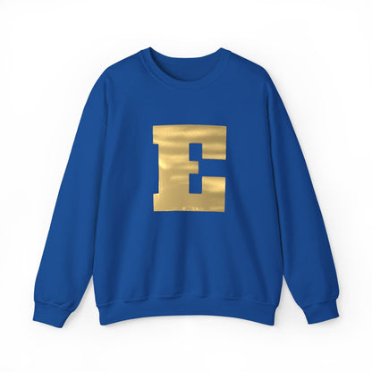 Minneapolis Edison Tommies Metallic E Blue Crewneck Sweatshirt