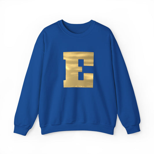 Minneapolis Edison Tommies Metallic E Blue Crewneck Sweatshirt