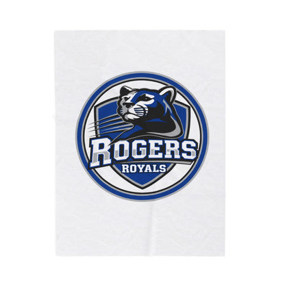 Rogers Royals Velveteen Plush Blanket - Perfect for Relaxation and Home Decor