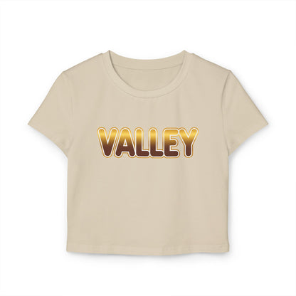 Apple Valley Retro Women's Baby Tee - Trendy Cropped Tee for Casual Outfits