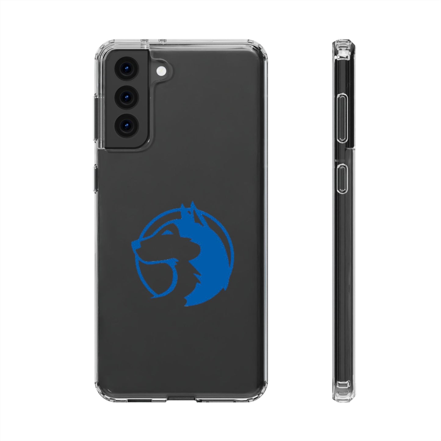 Saint Anthony Huskies Clear Phone Case