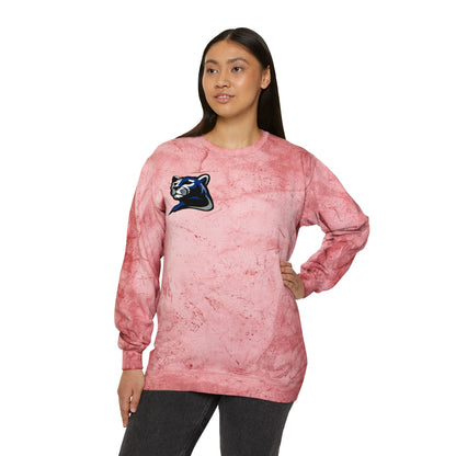 Rogers Royals Color Blast Crewneck Sweatshirt for a Vibrant Vibe, Unisex Tie-Dye Fashion