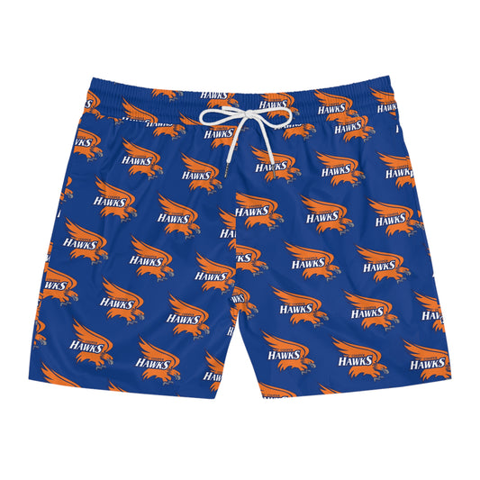 Robbinsdale Cooper Hawks Mid-Length Swim Shorts | Summer Beachwear for Men