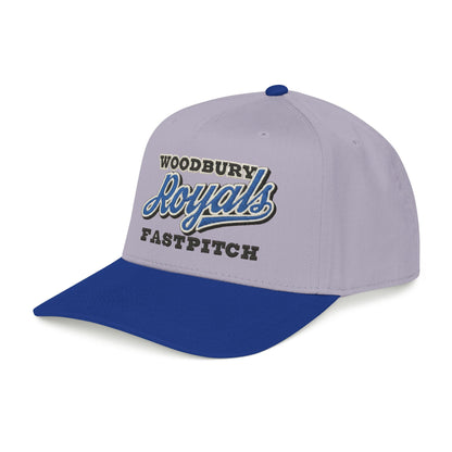 Woodbury Royals Fastpitch Mid-Profile Baseball Cap — Team Logo Snapback
