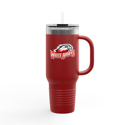 Mound Westonka White Hawks Insulated Travel Mug, 40oz