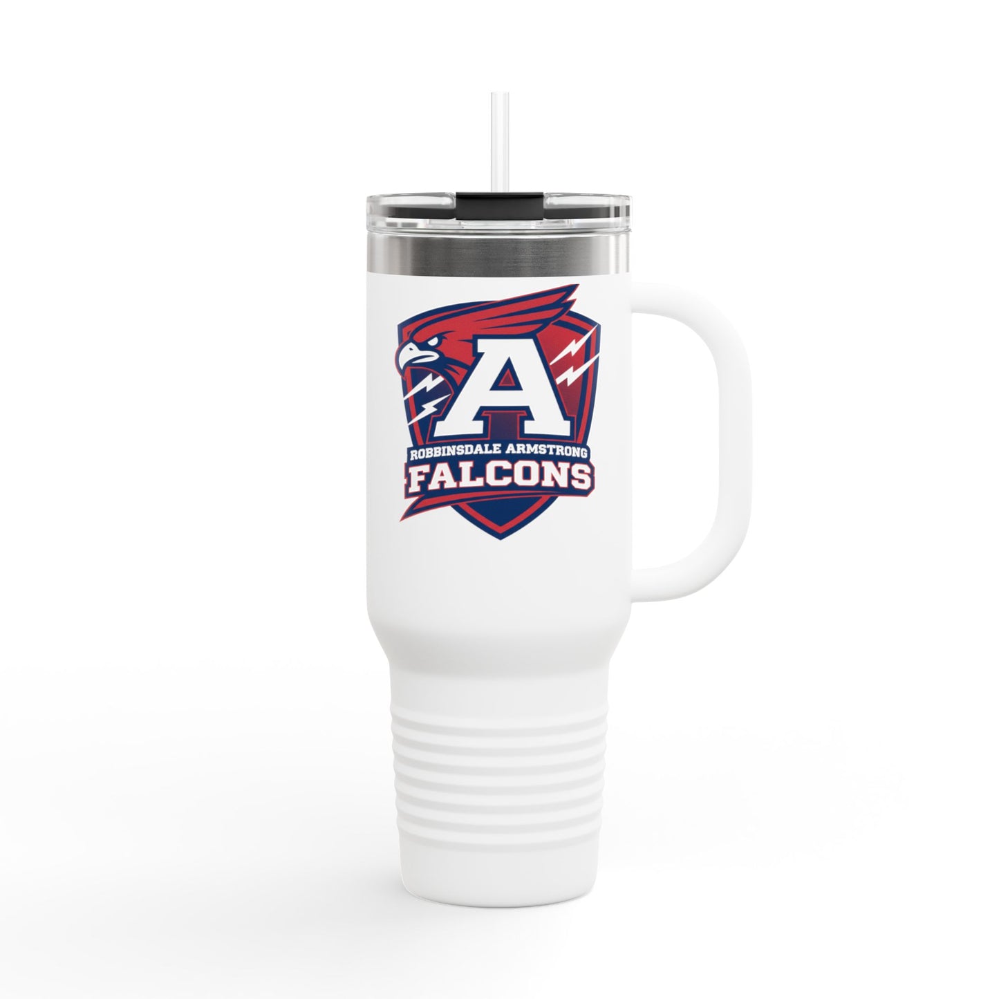 Robbinsdale Armstrong Falcons Insulated Travel Mug - 40 oz with Custom Design