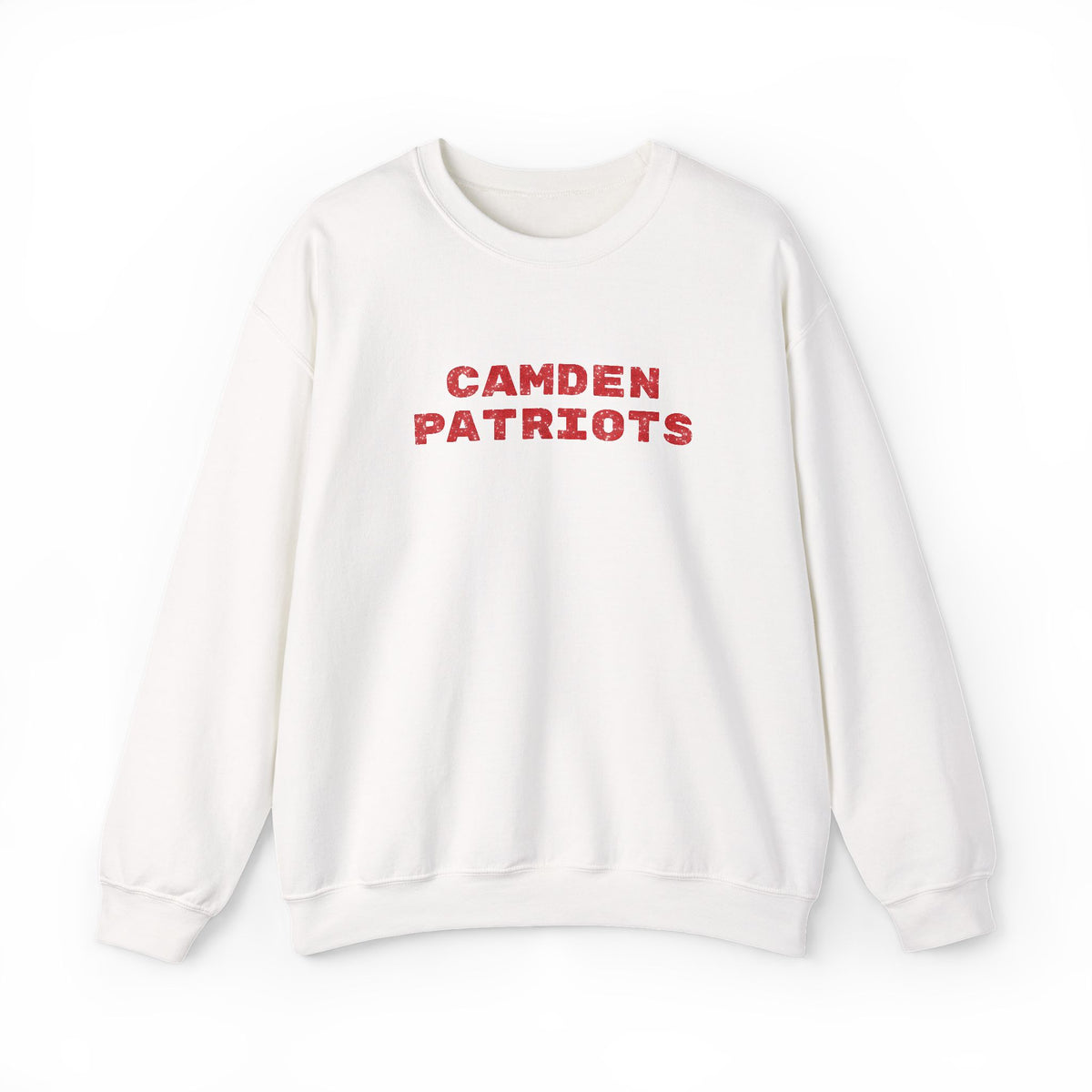 Minneapolis Camden Patriots Glitter Print Spirit Crewneck Sweatshirt