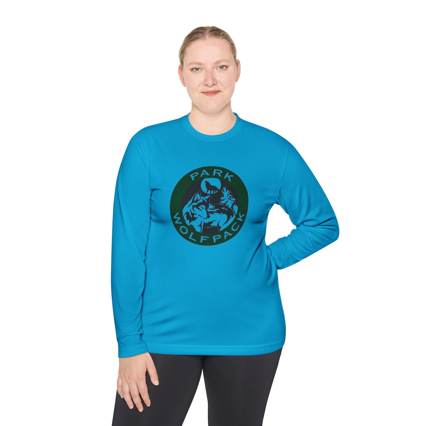 Unisex Lightweight Long Sleeve Tee - Park Wolfpack Design