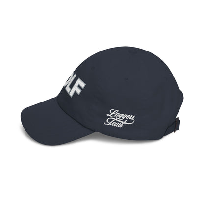 Loggers Trail 'GOLF' Cap — Vintage Fuzzy Lettering