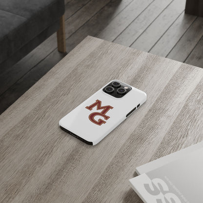 Maple Grove Crimson Slim Phone Case - Stylish Custom Cover for Daily Protection