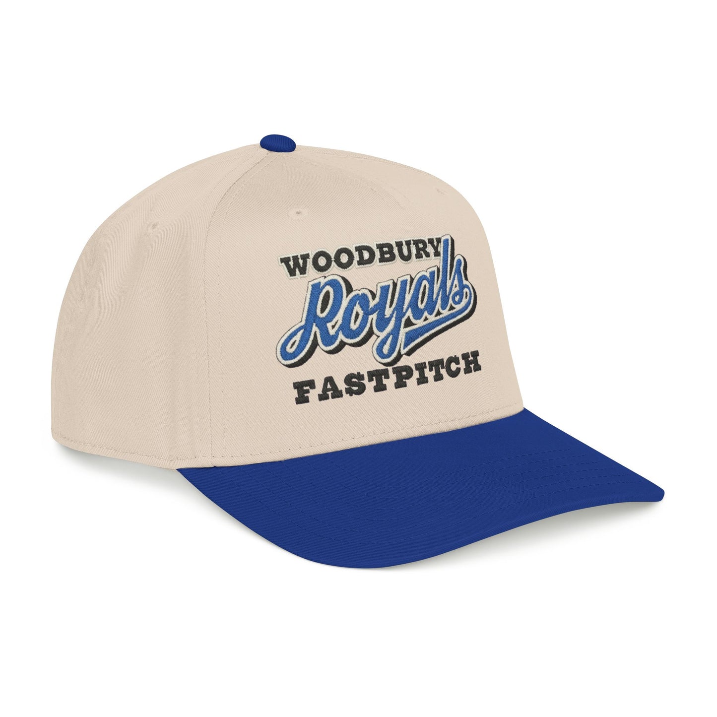 Woodbury Royals Fastpitch Mid-Profile Baseball Cap — Team Logo Snapback